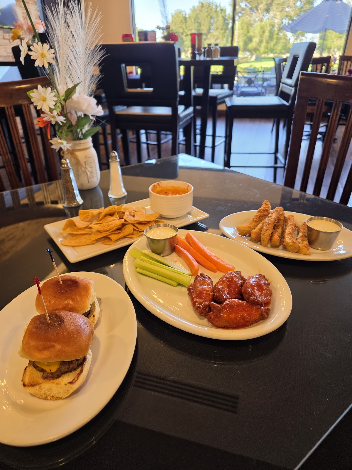 The Grill Clubhouse Restaurant & Dining Overlooking Fairway at AVCC